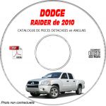 RAIDER 2010 Catalogue Pièces CDROM DODGE Anglais