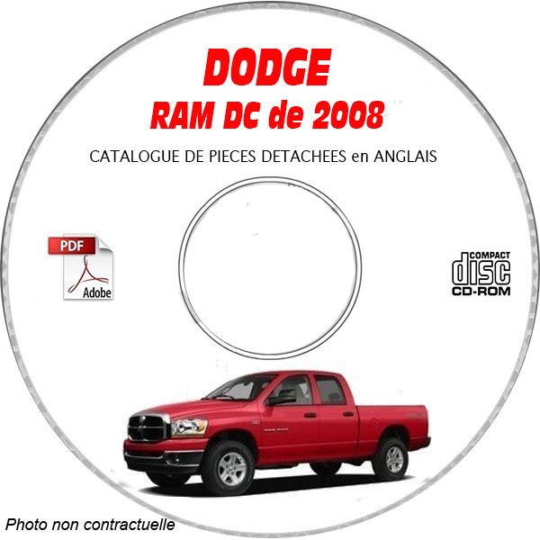DODGE RAM DC 2008  Type DC 3500  Catalogue des Pièces Détachées sur CD-ROM anglais