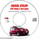 PANDA 2   Manuel Atelier CDROM FIAT Revue technique