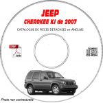 JEEP CHEROKEE - LIBERTY KJ de 2007  Type : RENEGADE + SPORT + LIMITED  Catalogue des Pièces Détachées sur CD-ROM Anglais