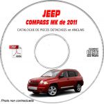JEEP COMPASS MK de 2011  Type :  MK49 LIMITED    Catalogue des Pièces Détachées sur CD-ROM Anglais