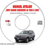 JEEP GRAND CHEROKEE WJ de 1998 à 2001 TYPE LAREDO + LIMITED  Manuel d'Atelier sur CD-ROM anglais