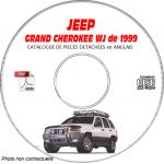 JEEP GRAND CHEROKEE WJ de 1999  TYPE :  LAREDO+ LIMITED  Catalogue des Pièces Détachées sur CD-ROM anglais