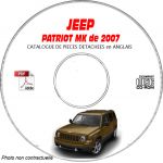 JEEP PATRIOT MK de 2007  Type :  MK74    LIMITED     Catalogue des Pièces Détachées sur CD-ROM anglais
