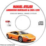 LAMBORGHINI MURCIELAGO de 2006 à 2010  Type :  LP640 Coupé  Manuel d'Atelier sur CD-ROM