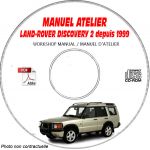 LAND-ROVER DISCOVERY 2 depuis 1999  Manuel d'Atelier sur CD-ROM FR