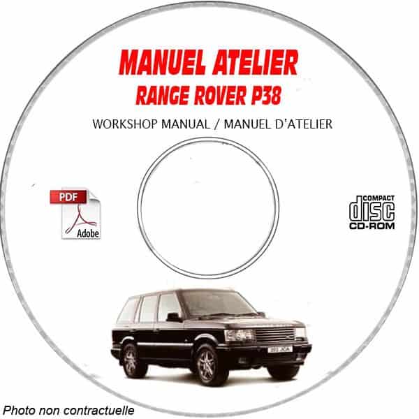 RANGE ROVER P38  Manuel d'Atelier sur CD-ROM Anglais