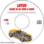 LOTUS ELISE S1 de 1996 à 2000  Type : 111  Catalogue des Pièces Détachées sur CD-ROM Anglais