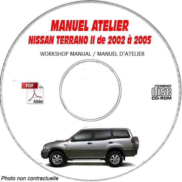 NISSAN TERRANO II E, SE, SR TYPE R20 de 2002 a 2005