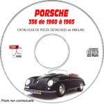 PORSCHE 356 de 1960 à 1965  B + C + GS + GT + CARRERA + KARMANN  Catalogue des Pièces Détachées sur CD-ROM anglais