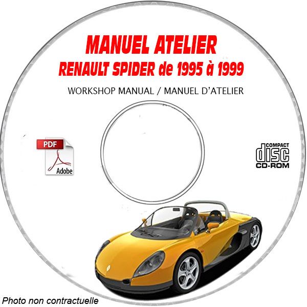 RENAULT SPIDER de 1995 à 1999 Type DEO T  Manuel d'Atelier sur CD-ROM FR