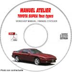 TOYOTA SUPRA MK3  Manuel d'Atelier sur CD-ROM anglais