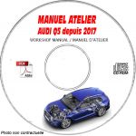 AUDI Q5 depuis 2017  Type : FY  Manuel Atelier  sur CD-ROM Anglais
