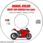 DUCATI 1299S PANIGALE Tous types Type: ZDM H904FA....  Manuel d'Atelier sur CD-ROM anglais
