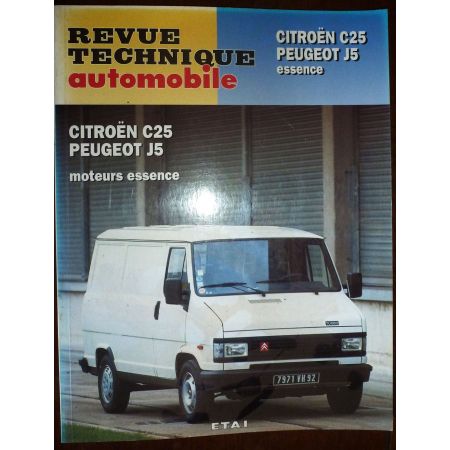 revue technique CITROEN C25 et PEUGEOT J5  Essence  RRTA0494.3 