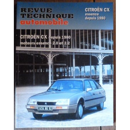 revue technique CITROEN CX Essence 2.0 et 2.2 depuis 1980  RRTA0395.6