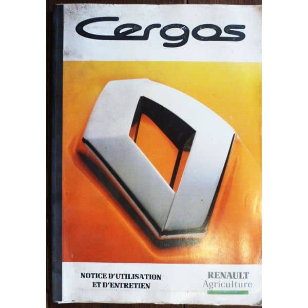 CERGOS 330-340-350 - Manuel utilisateur RENAULT