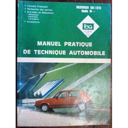 Golf Jetta dep 84 -Revue Technique VW