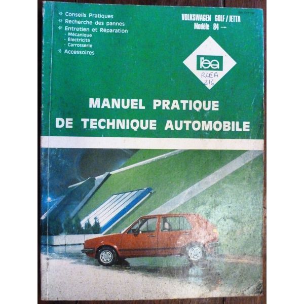 Golf Jetta dep 84 -Revue Technique VW