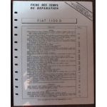 1100D - Fiche Temps FIAT