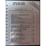 23 -  Fiche Temps Citroen