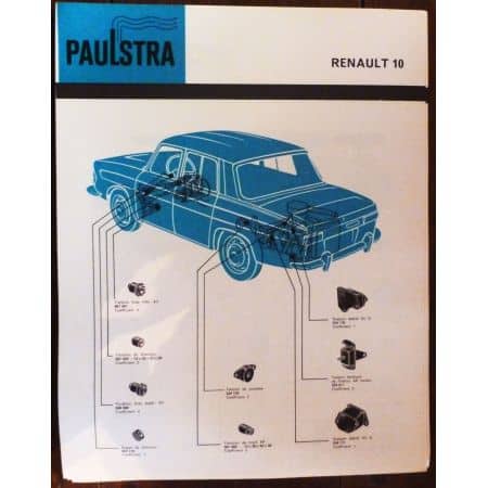 R10 -  Fiche Paulstra Renault