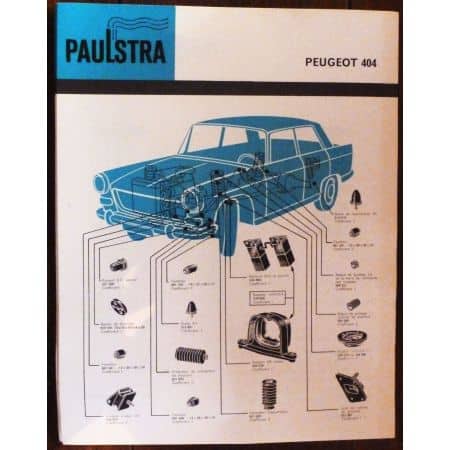 404 -  Fiche Paulstra Peugeot