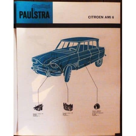 AMI 6 -  Fiche Paulstra Citroen