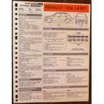 Clio 1.8RT -   Fiche Technique Renault