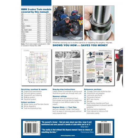 2-valve twins 70-96 Revue technique Haynes BMW Anglais