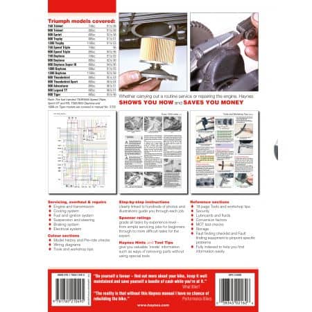 Triples and Fours 91-04 Revue technique Haynes TRIUMPH Anglais