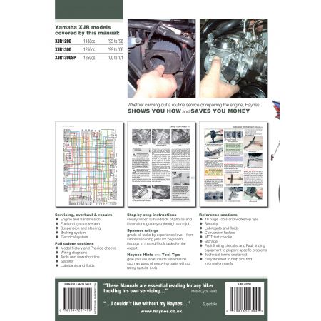 YAMAHA XJR 1200 - XJR 1300 1995-2006