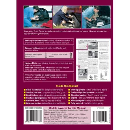 FORD Fiesta Petrol Diesel 02 to 58 2002-2008