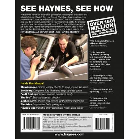 revue technique SAAB  9-3 Petrol Diesel 1998-08/2002