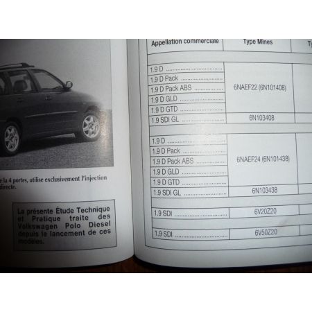 Polo D 94-99 Revue Technique Volkswagen