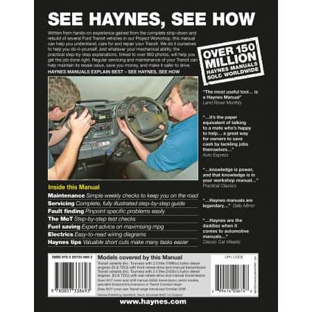 revue technique FORD Transit Diesel 10/2000-10/2006