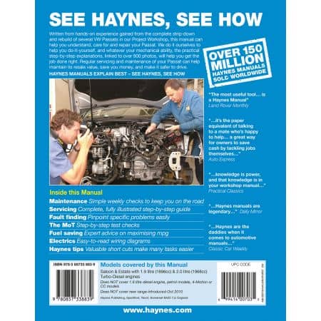 revue technique VW VOLKSWAGEN Passat Diesel 06/2005 - 2010