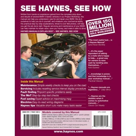 5 Series Die 03-10 Revue technique Haynes BMW Anglais