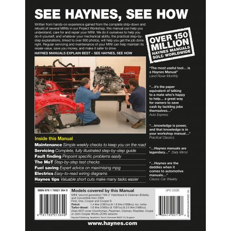MINI 06-16  Revue Technique Haynes Anglais