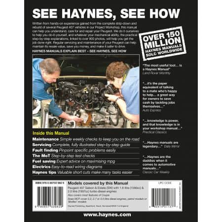 revue technique PEUGEOT 407 Diesel 2004-2011