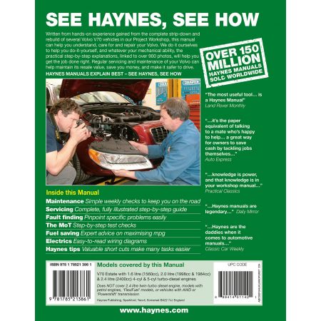 revue technique VOLVO V70 Diesel 06/2007-2012