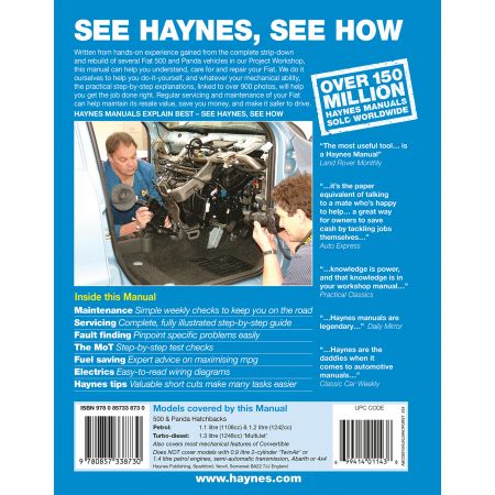 revue technique FIAT 500 & Panda 2004-2012