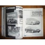 Golf IV Bora 98- Revue Technique Volkswagen