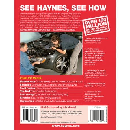 revue technique VOLVO XC60 XC90 Diesel 2003-2013