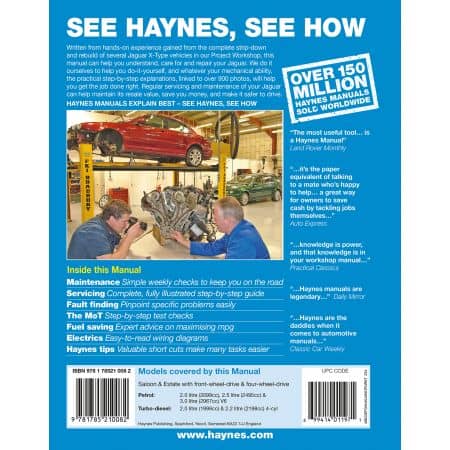 revue technique JAGUAR X Type 2001-2011