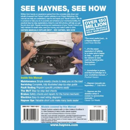 revue technique FORD Transit Diesel 2013 - 2017