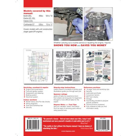 Bullet / Classic09 - 18 Revue technique Haynes Roal enfieldAnglais