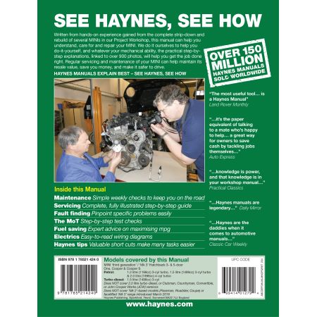 MINI 06-13 Revue technique Haynes MINI Anglais