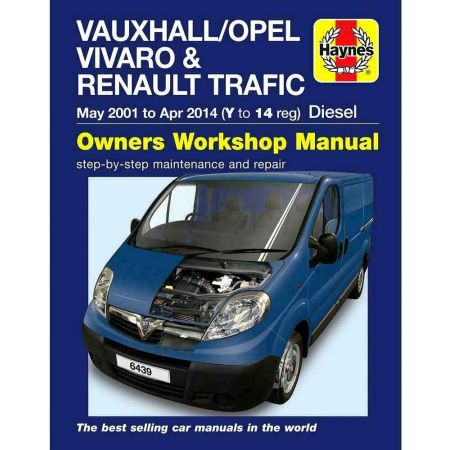 revue technique OPEL VIVARO - RENAULT Trafic Diesel Mai 2001-Avril 2014