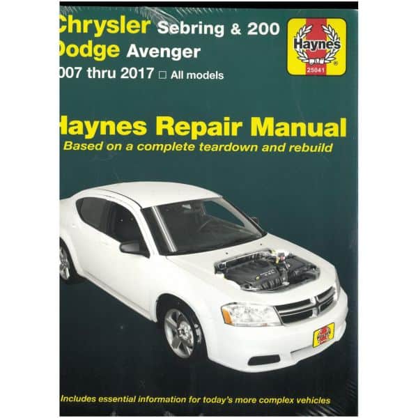 Sebring 200 07-17 Revue technique Haynes CHRYSLER Anglais